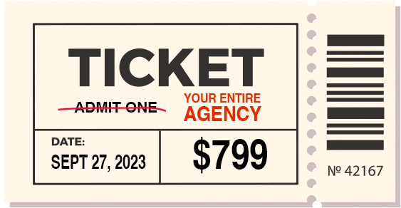 Agency Ticket $799